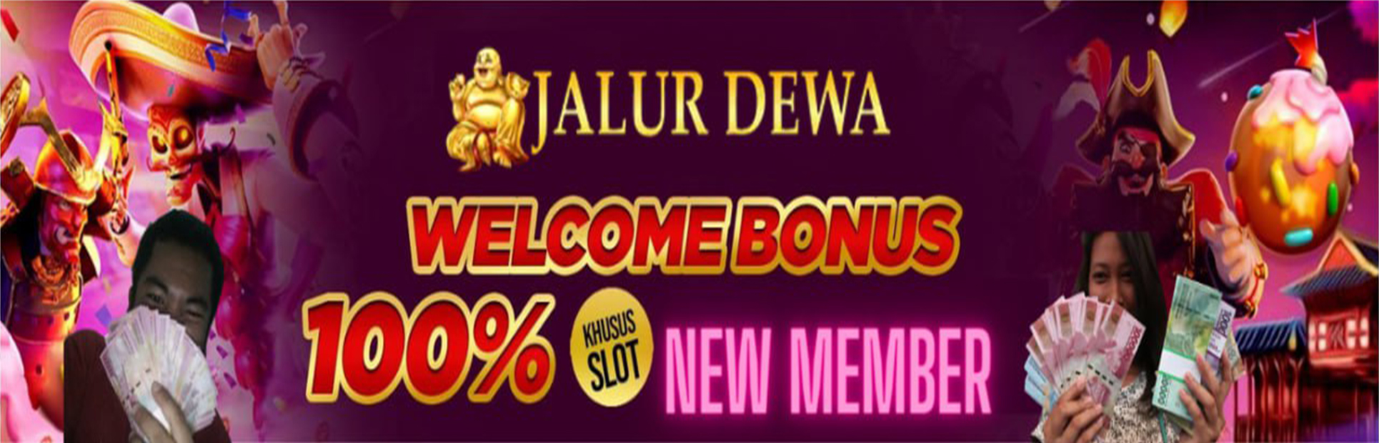 BONUS 100% NEW MEMBER